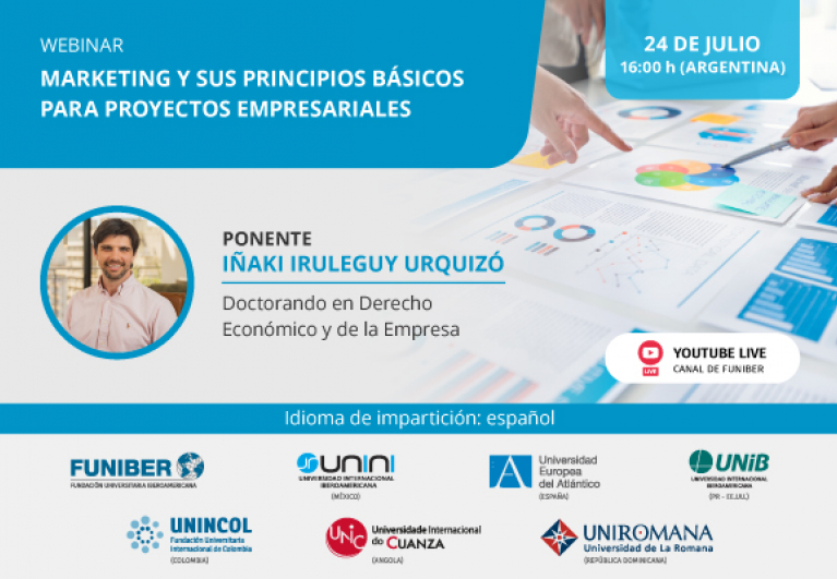UNINI México organiza el webinar «Marketing y sus principios básicos para proyectos empresariales»