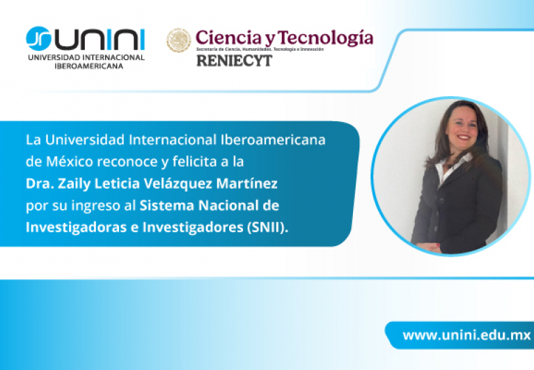 UNINI México celebra la distinción otorgada a la Dra. Zaily Leticia Velázquez Martínez por su excelencia académica 