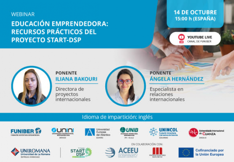 UNINI México organiza un webinar sobre educación emprendedora en el marco de los Erasmus Days