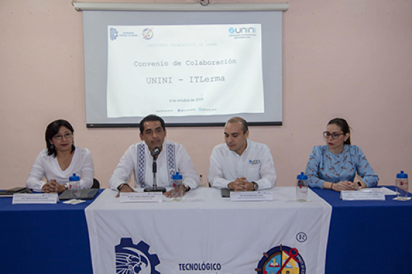 UNINI México firma convenio con el Instituto Tecnológico de Lerma