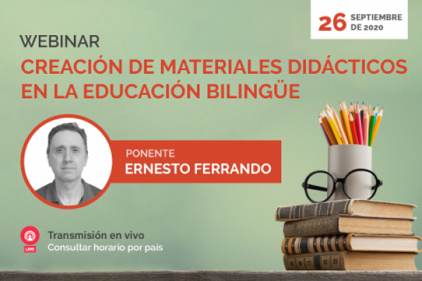 Webinar sobre la creación de materiales didácticos en la educación bilingüe organizado por UNINI