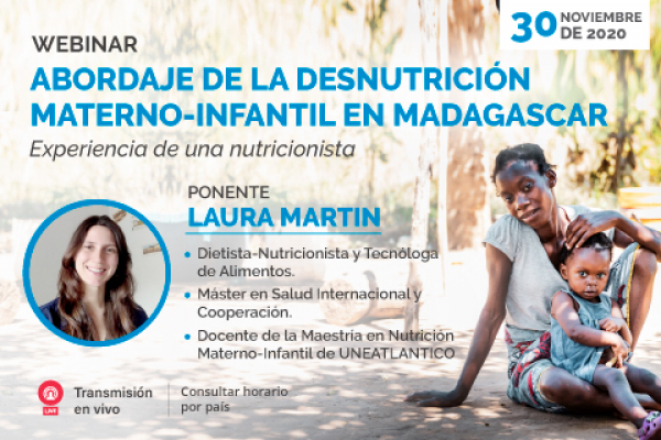 Próximo webinar sobre desnutrición materno-infantil en Madagascar organizado por UNINI México