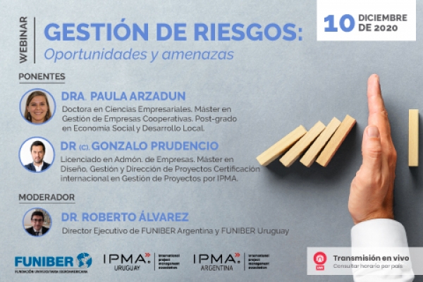 UNINI México participa en el webinar “Gestión de Riesgos: Oportunidades y Amenazas”