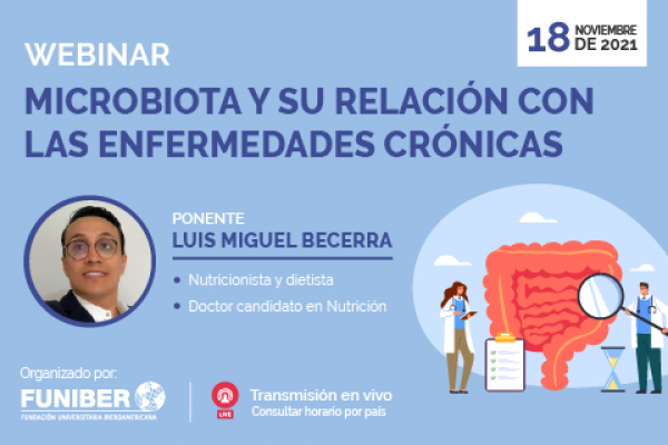 Participación de UNINI México en webinar sobre microbiota y enfermedades crónicas 