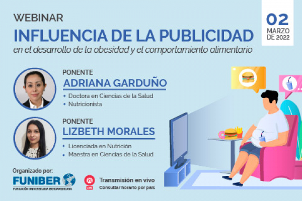 UNINI México participa en webinar sobre la influencia de la publicidad en la alimentación 