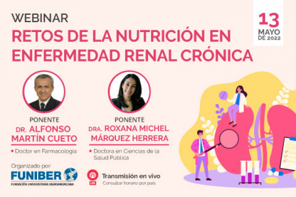 UNINI México participa en webinar sobre tratamiento nutricional en pacientes con Enfermedad Renal Crónica