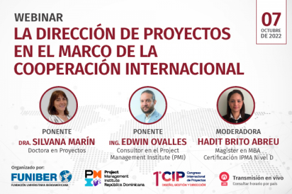 UNINI México participa en un webinar sobre dirección de proyectos de cooperación internacional