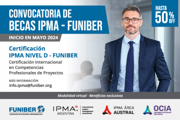 UNINI México invita a participar en la convocatoria de becas IPMA Nivel D - FUNIBER 