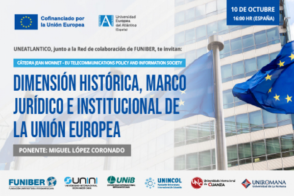 Participación de UNINI México en el webinar «Dimensión histórica, marco jurídico e institucional de la Unión Europea»