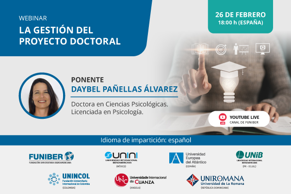 Webinar gestón de proyecto doctoral